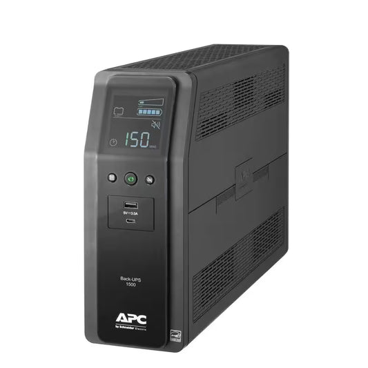 Uninterruptible Power Supply - Back-Ups Pro 1500VA Battery Backup/Surge Protector with 6 Battery Backup Outlets, 4 Surge Protect Outlets & 2 USB Ports