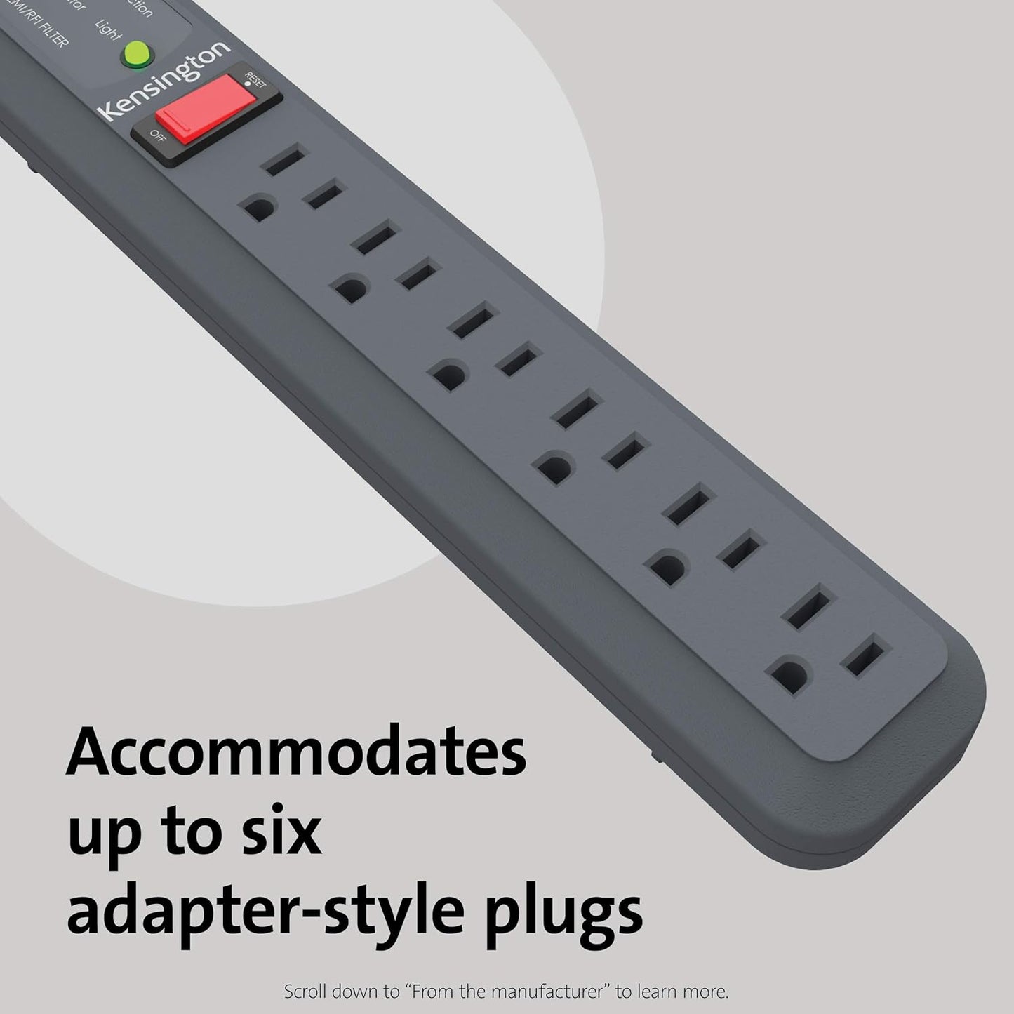 Stay powered up with the Guardian 6 Outlet Power Strip! ⚡️ Featuring a 15ft surge protector and a 540 Joules capacity, this sleek black cord keeps your devices safe and connected. Perfect for home or office! #PowerUp #SurgeProtector