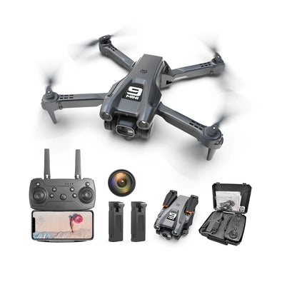 Unleash Your Inner Pilot with Our Foldable Drone! 🚁✨ 1080P HD Camera, 360° Flips & Waypoint Flight - Perfect for All Ages! Includes 2 Batteries! 🛩️💥